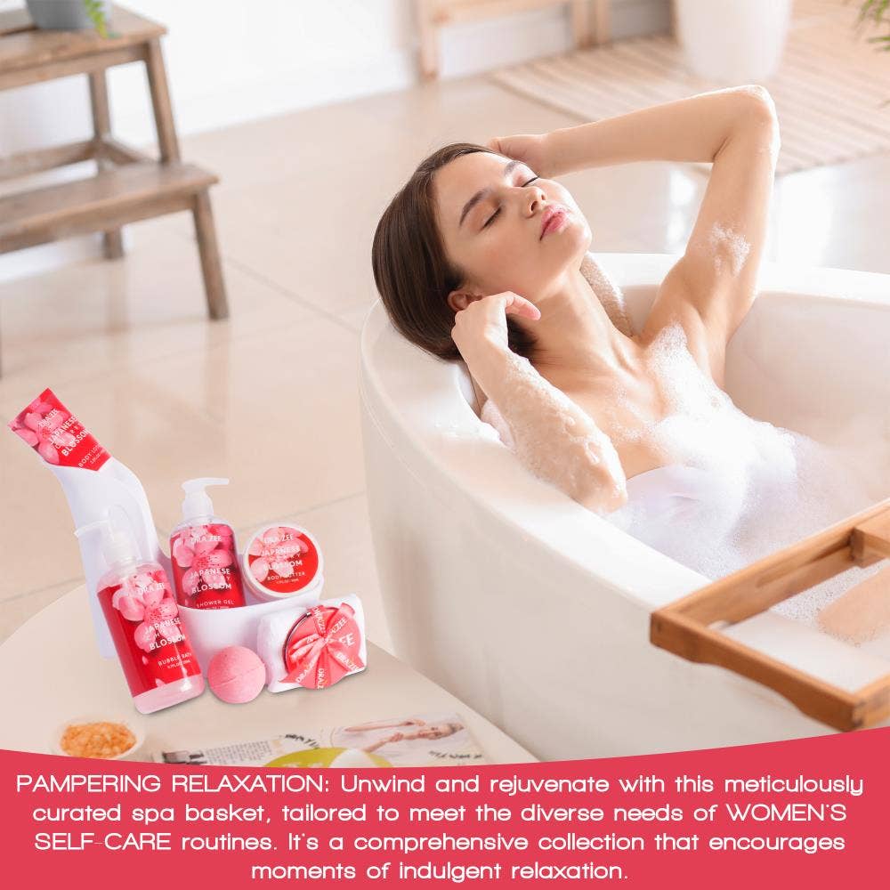 Mothers Day Gift  8 Pc Blossom Spa Set, Gift Set for Women