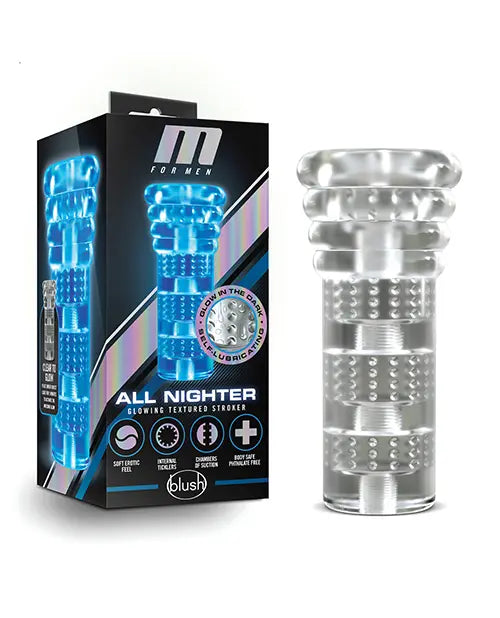 All Nighter Glowing Textured Stroker - eld BL06612