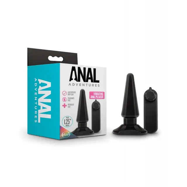 Basic Vibrating Anal Pleasure Black - eld BL10605