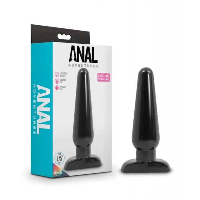 Basic Anal Plug Large Black - eld BL18915