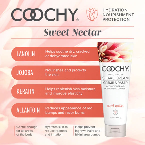 COOCHY SHAVE CREAM - SWEET NECTAR