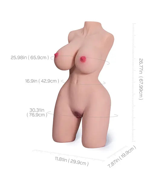 Saffron Huge Breast Adult Torso Sex Doll - eld HPB-012F