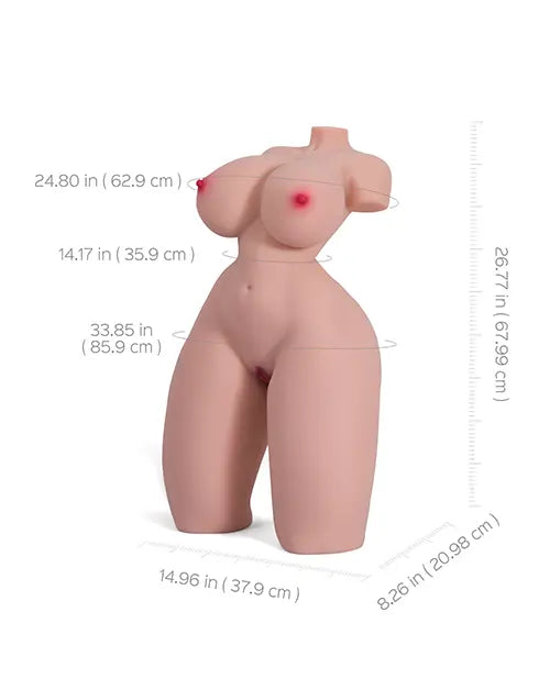 Realistic Chest & Buttocks Adult Torso Sex Doll - eld HPB-014F