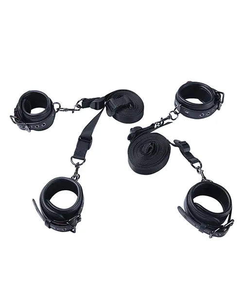 Luxury Bondage Bed Restraint Kit - eld HPB-933B