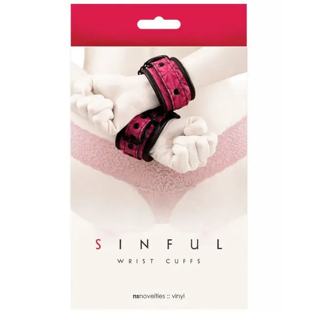 Sinful Wrist Cuffs - eld NSN-1223-14