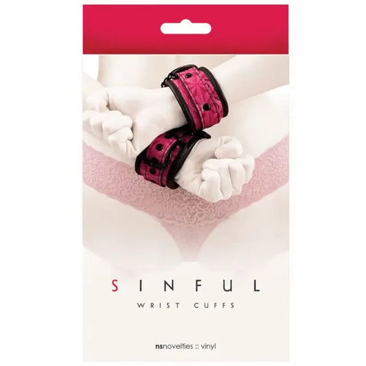 Sinful Wrist Cuffs - eld NSN-1223-14