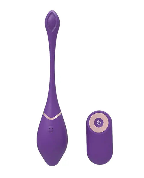 Rechargeable Silicone Egg Vibrator Purple - eld OEJSG-SL-A504
