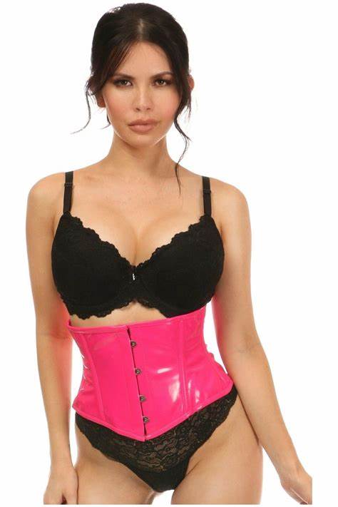 Daisy Corsets Lavish Hot Pink Patent Mini Cincher