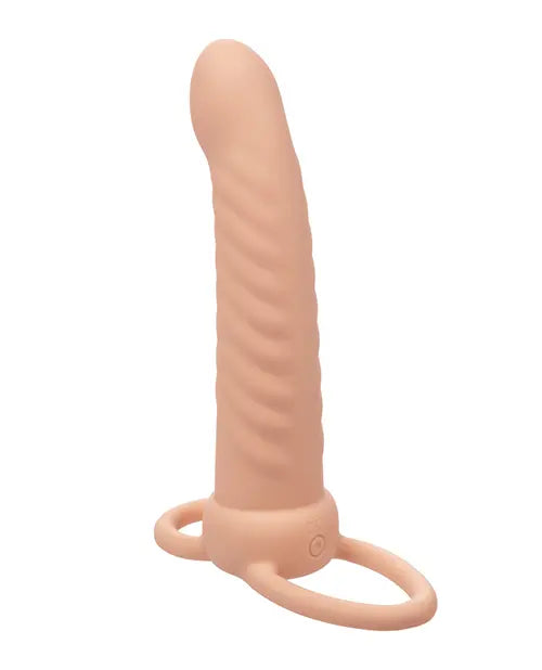Performance Maxx Rechargeable Ribbed Dual Penetrator Ivory - eld SE1634-10