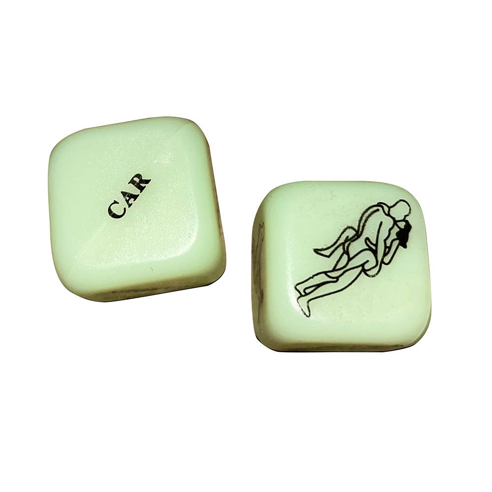 Kama Sutra Glow in The Dark Dice - Sex Gift Valentine's Gift - Novelty Gifts