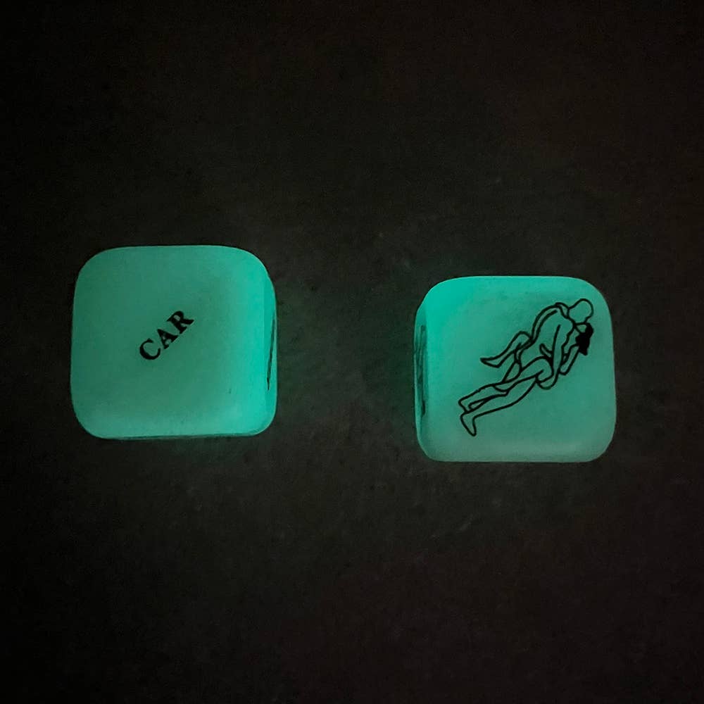 Kama Sutra Glow in The Dark Dice - Sex Gift Valentine's Gift - Novelty Gifts