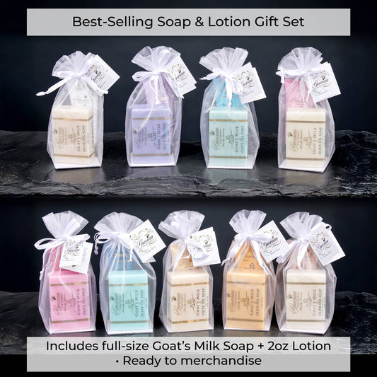 Goat Milk Lotion Gift Set | Organic Soap & Lotion