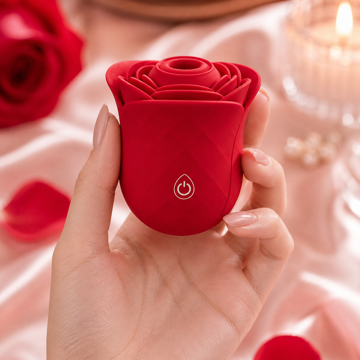 Rose Whisper Floral Massager - 10 Modes & Factory Direct