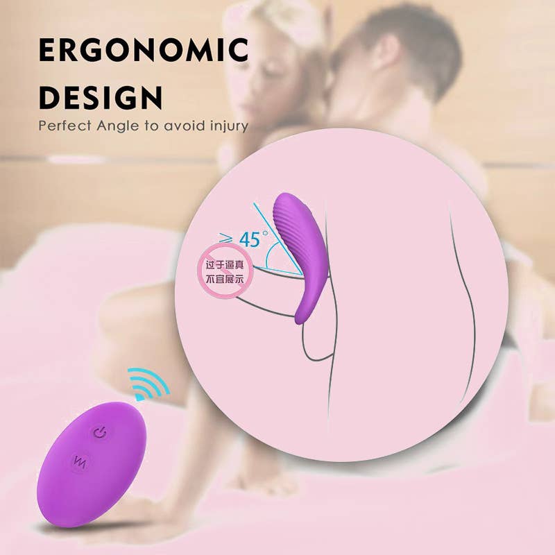 Remote-controlled Wireless Vibrator Lock Ring