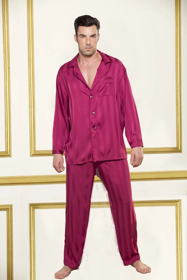 Stunning Shadow Stripe Pajama Set