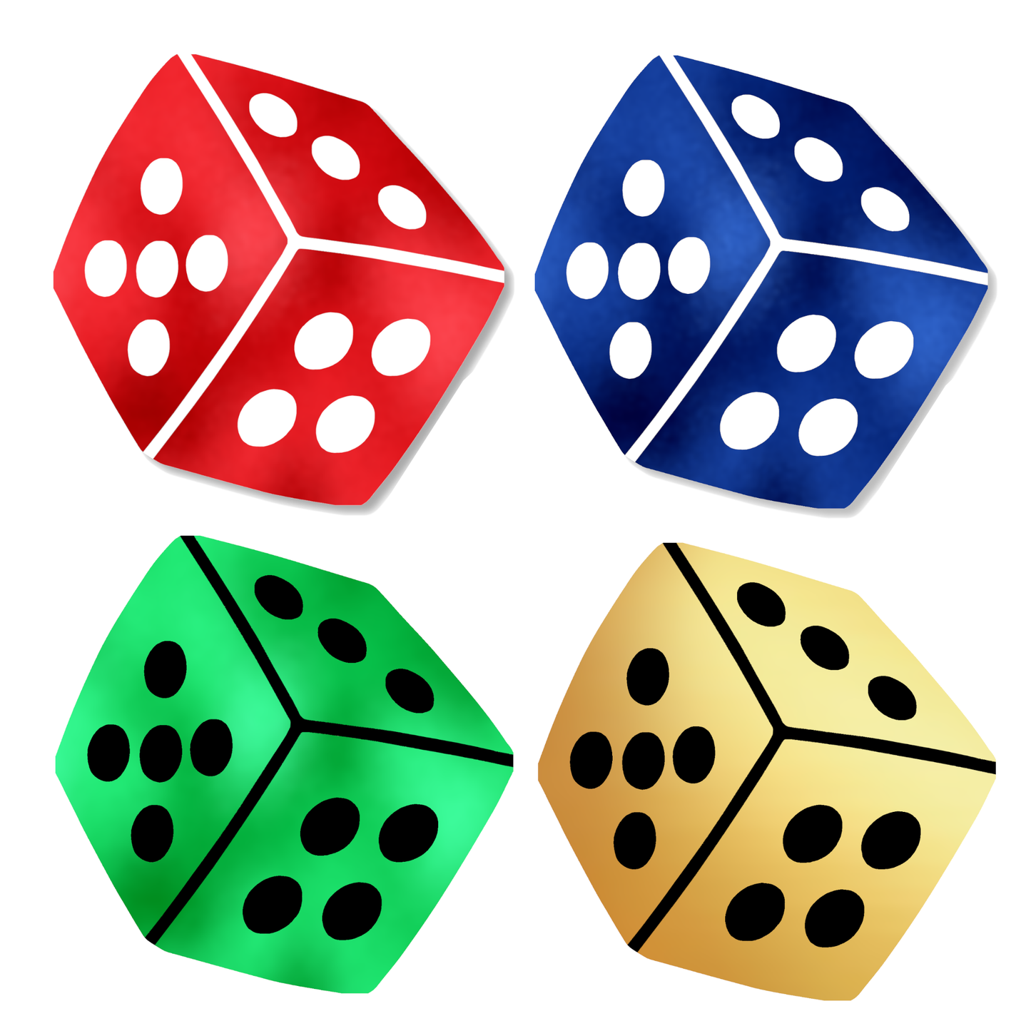 Dice Nipple Cover Pasties