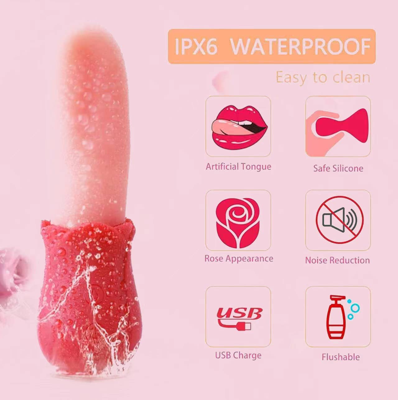 Clit Licking Vibrator, Female Masturbator