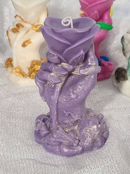 Witch's Rose Candles