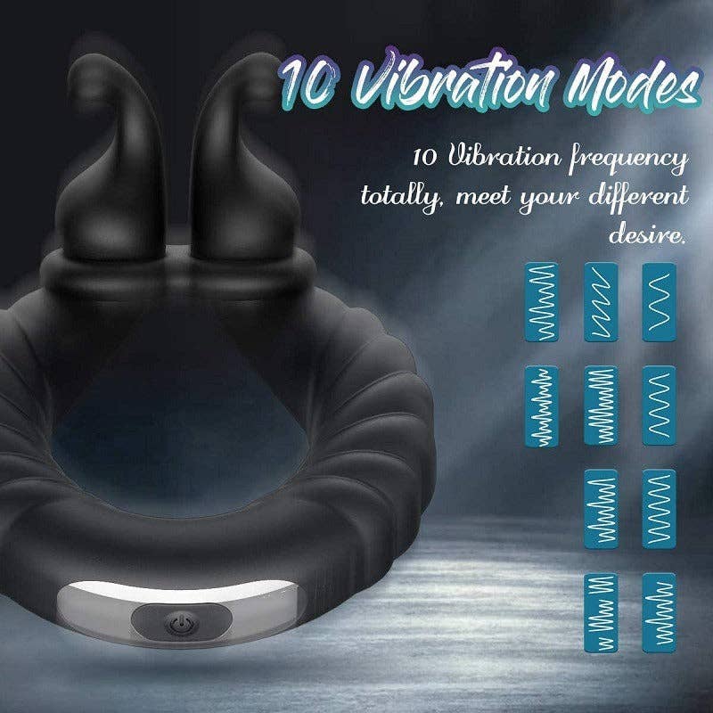 Ejaculation Delay Pleasure Penis Ring Vibrating Rings Sex To