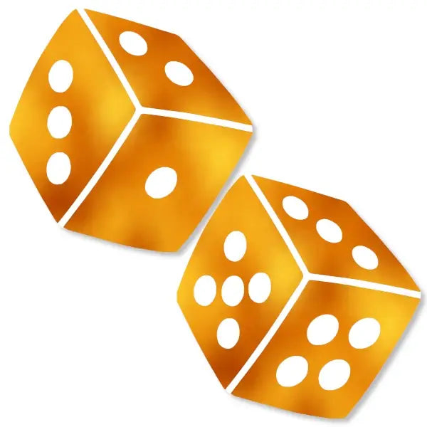 Dice Nipple Cover Pasties
