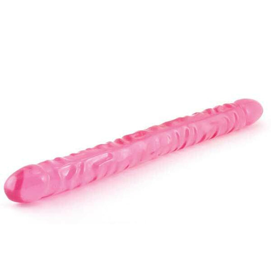 Dildo Double Ended 15-1/2" Jelly