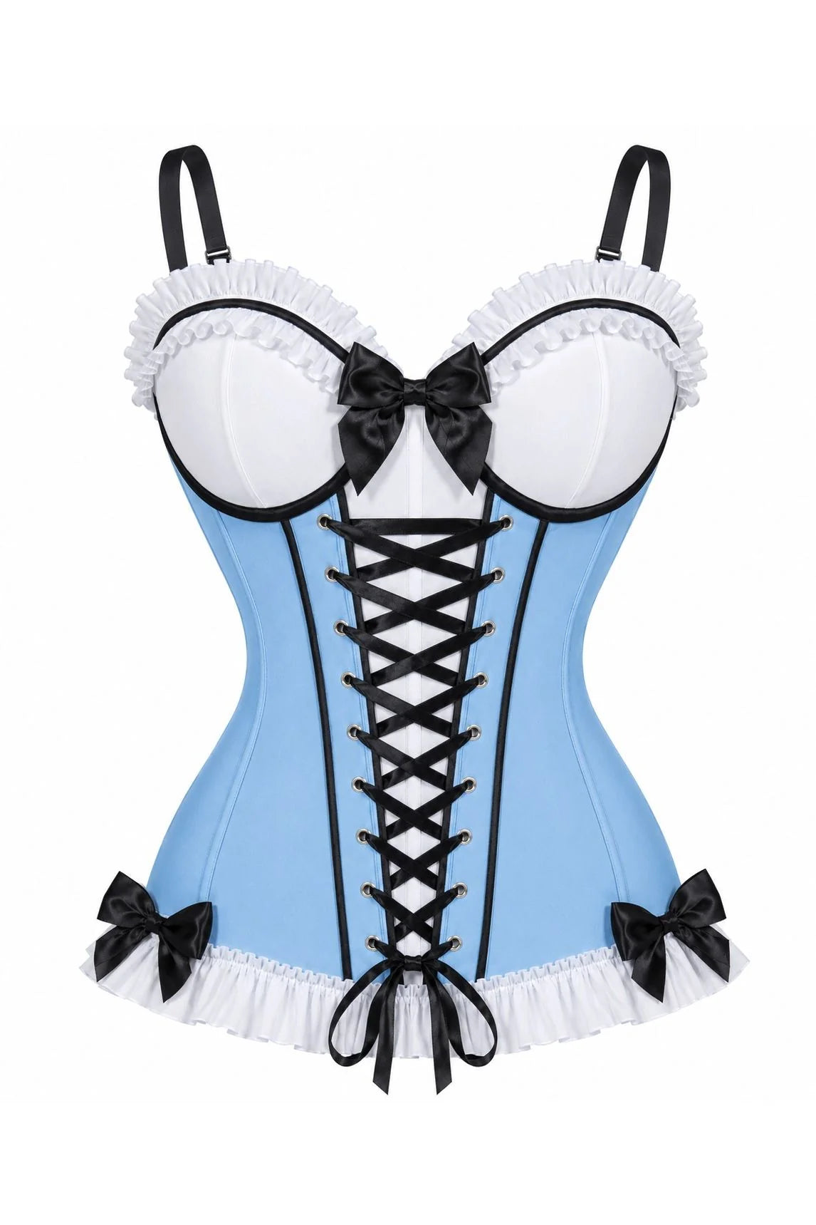 DC Enchanted Tea Party Blue Corset Bustier -  LV-325
