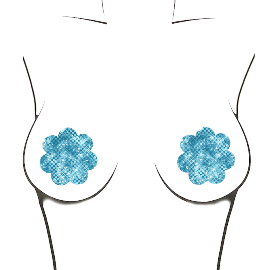 Sequin Flower Nipple Cover Pasties