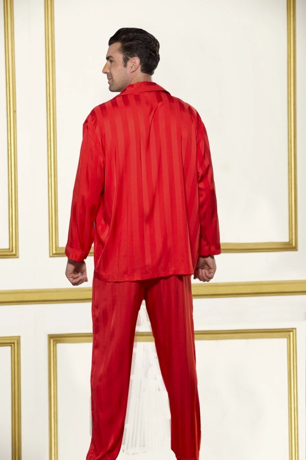 Stunning Shadow Stripe Pajama Set