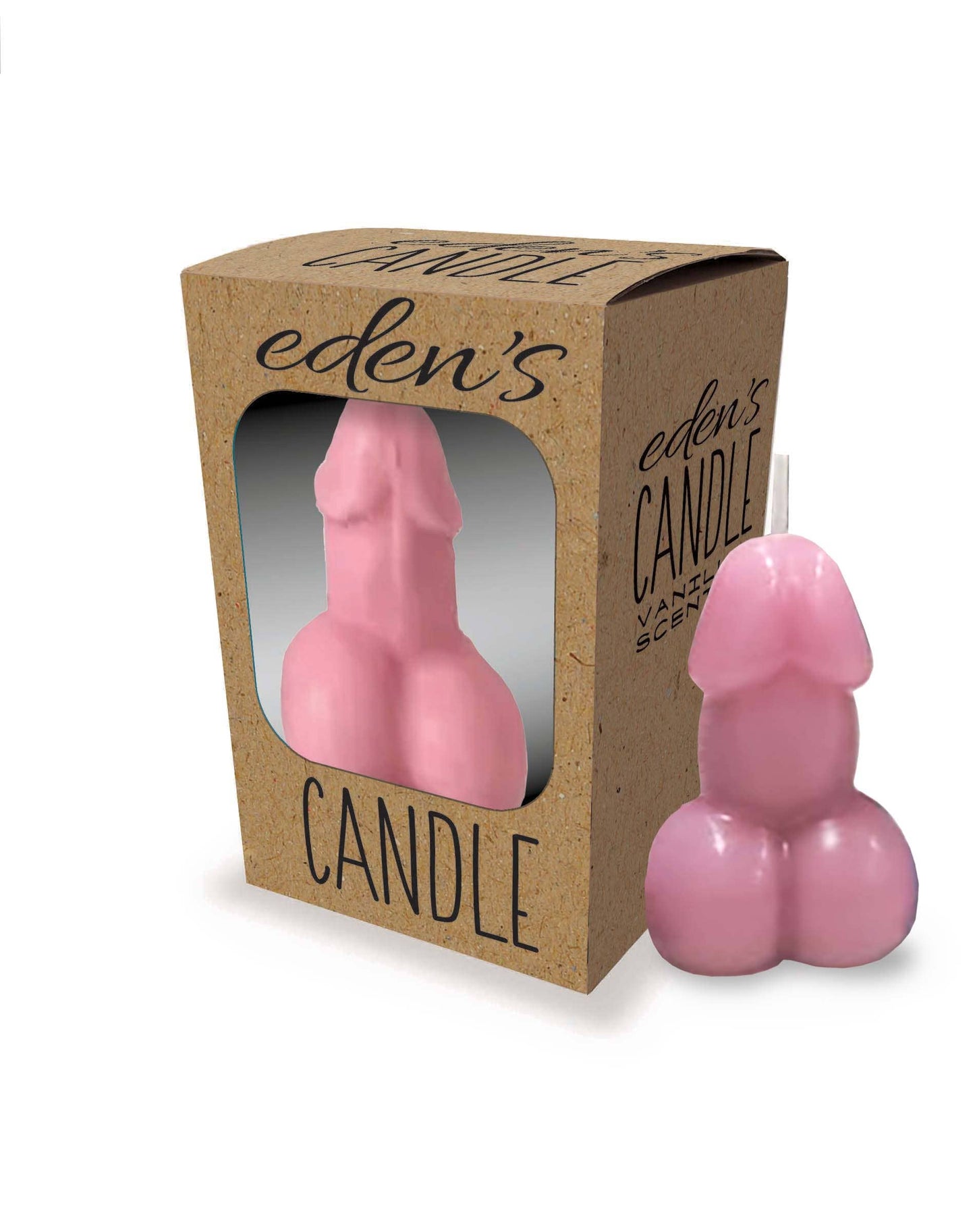 Eden’s Candle Vanilla Scented Penis POP Display of 12 Votive Candle
