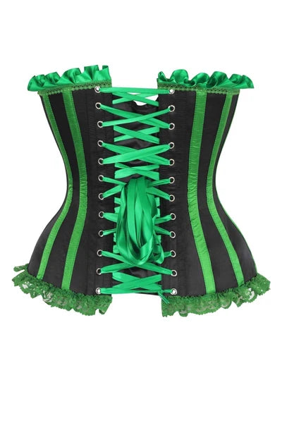 DC Emerald Harlequin Corset - TD-421