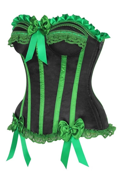 DC Emerald Harlequin Corset - TD-421