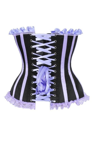 DC Lavender Harlequin Corset - TD-422