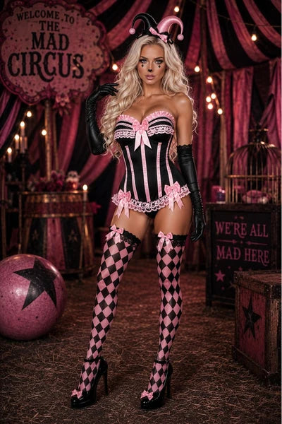 DC Pretty Little Jester Corset - TD-163