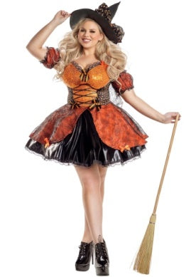 Dg Sweet As Candy Corn Witch Queen Size - pk2118X